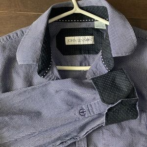 John Lennon Mens Button Down Shirt. SzL.